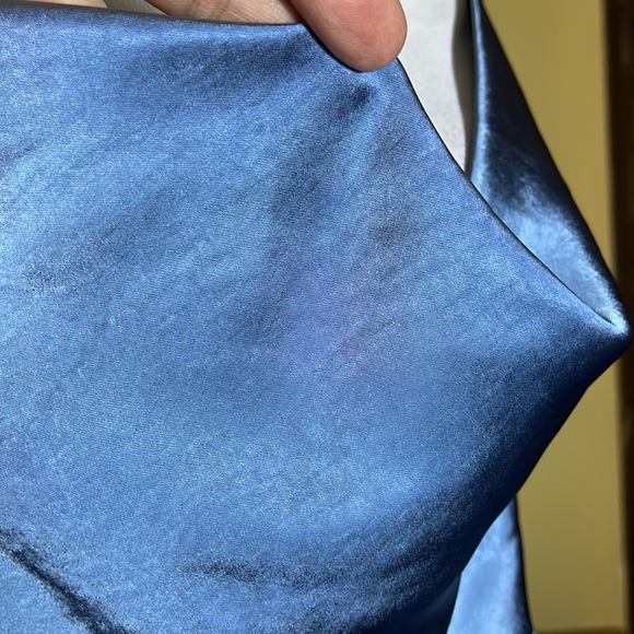 LIONESS Size XXL Slinky Draped Front Spaghetti Strap Midi-Dress Satin $179 NEW - Picture 17 of 17